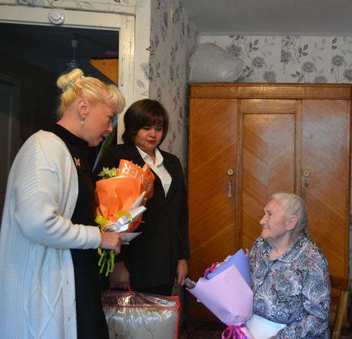 Валентине Блямовой из Верхнего Услона исполнилось 100 лет