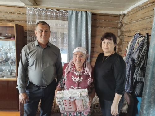 Фатиму Галееву из Маматкозина поздравили с юбилеем