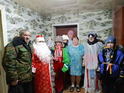 В Кильдееве вспомнили традицию святочных колядок