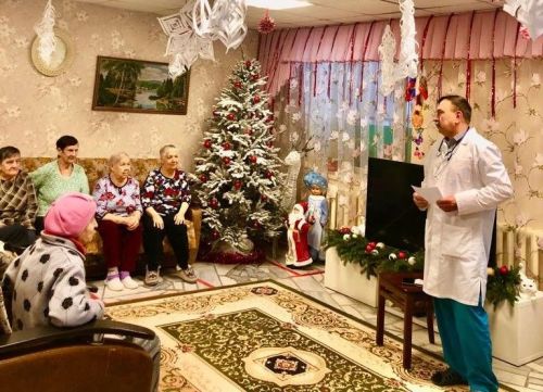 Югары Ослан интернат-йортында табиб белән очраштылар