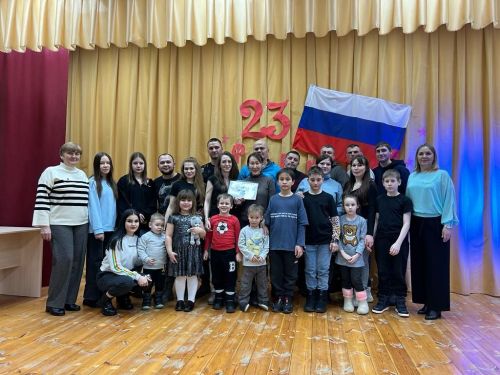 В Майдане к Дню защитников Отечества прошла конкурсно-игровая программа