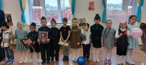 Югары Осланның “Кояшкай” балалар бакчасында «Үлемсез полк» йөреше үткәрелде