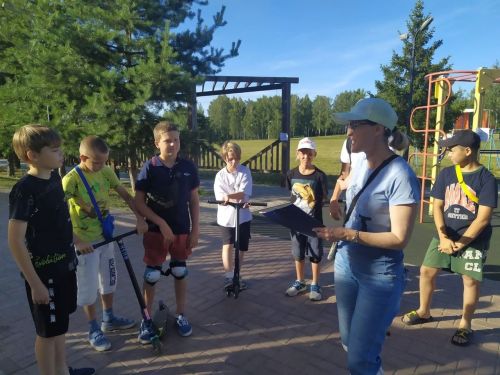В Верхнеуслонском Парке культуры и отдыха прошел интересный квест