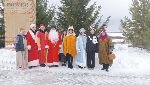 В Печищах прошли Рождественские колядки