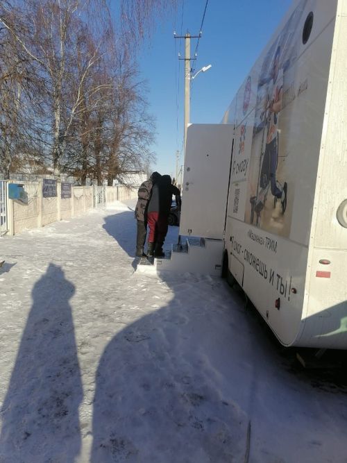 В Верхнем Услоне продолжает работу мобильный пункт реабилитации
