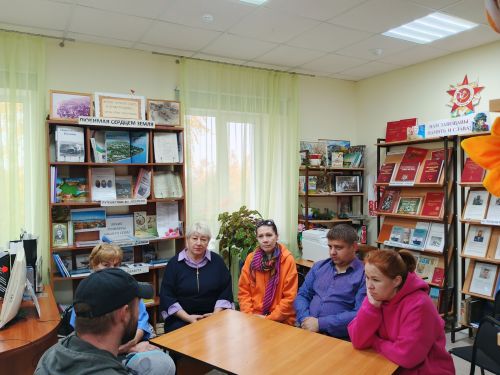 Встреча с участником СВО в Печищинской библиотеке