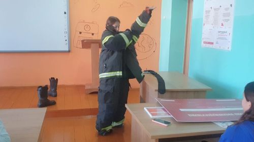 Урта мәктәптә Бөтенроссия куркынычсызлык дәресе  узды