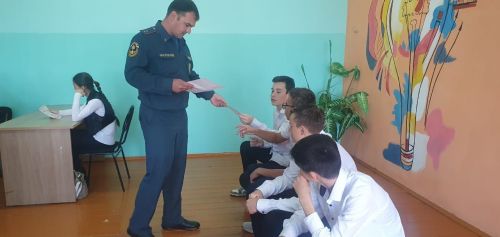 Урта мәктәптә Бөтенроссия куркынычсызлык дәресе  узды