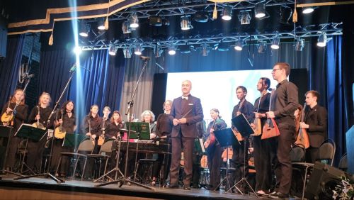 В районном Доме культуры выступил оркестр им. Аухадеева