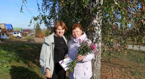 Поздравления учителей на дому в Кильдеевском сельском поселении