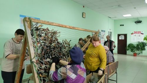 Военные песни исполняли волонтеры в Кильдеевском Доме культуры
