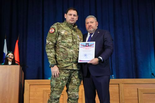 Глава Верхнеуслонского района получил благодарность от бригады «Святой Георгий»