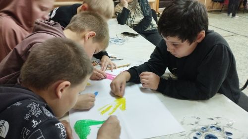 Участник СВО встретился со школьниками в Ямбулатовском сельском Доме культуры