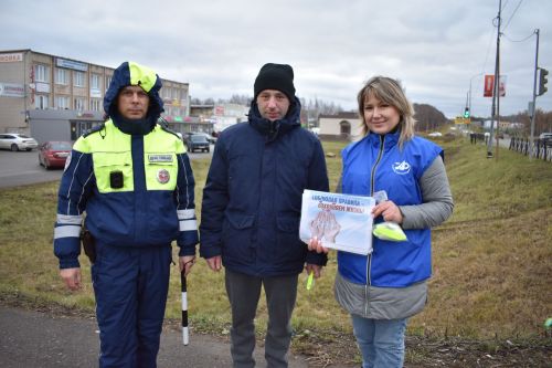 В Верхнем Услоне прошла акция «Пешеход»