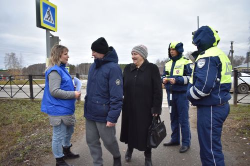 В Верхнем Услоне прошла акция «Пешеход»
