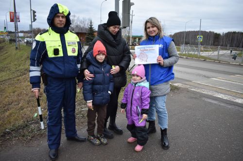 В Верхнем Услоне прошла акция «Пешеход»