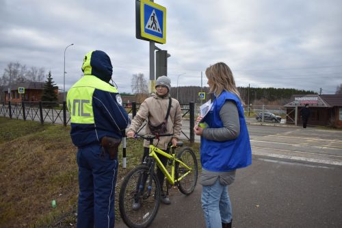 В Верхнем Услоне прошла акция «Пешеход»
