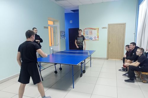 Турнир по настольному теннису среди юношей в Русском Макулове