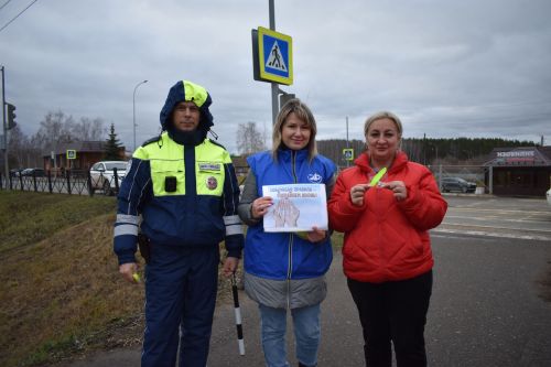 В Верхнем Услоне прошла акция «Пешеход»