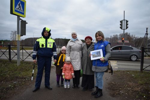 В Верхнем Услоне прошла акция «Пешеход»
