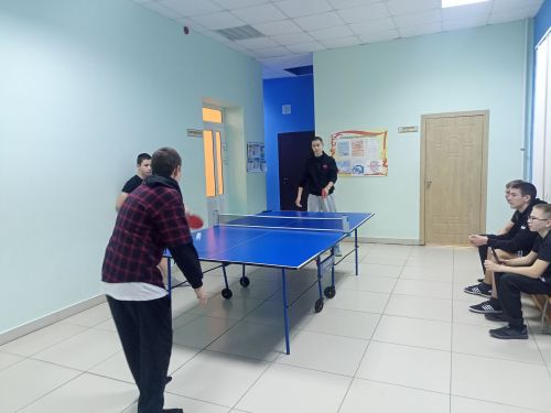 Турнир по настольному теннису среди юношей в Русском Макулове