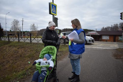 В Верхнем Услоне прошла акция «Пешеход»