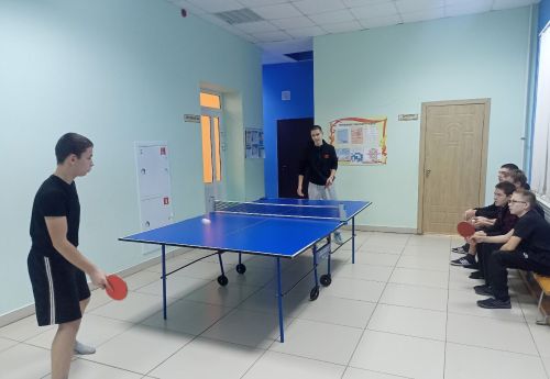 Турнир по настольному теннису среди юношей в Русском Макулове