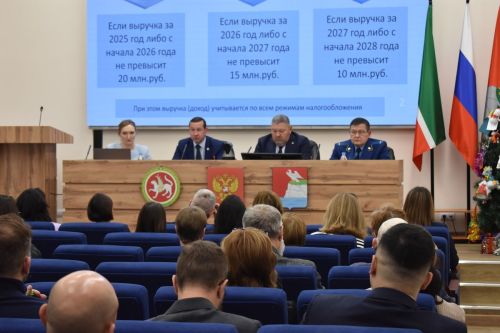 Власть и бизнес Верхнего Услона собрались на итоговую встречу и помогли детям