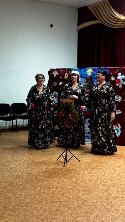 В Шеланговском ДК прошел новогодний вечер «Голубой огонек» для взрослых