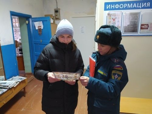 В Верхнеуслонском районе проверили пожарную безопасность к Новому году