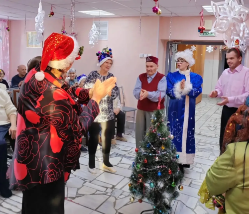Югары Ослан өлкәннәр һәм инвалидлар интернат-йортында Яңа ел бәйрәме узды