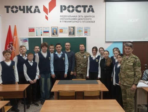 Ветеран СВО провёл патриотическую встречу с учениками в Верхнеуслонском районе