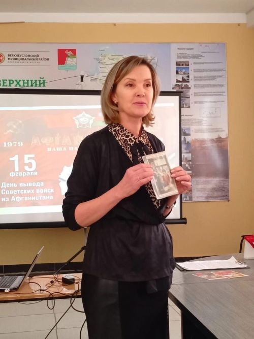 Музейда Әфган сугышы ветераны белән очраштылар