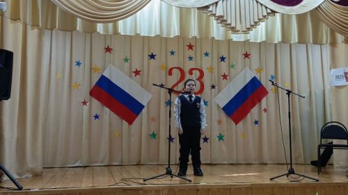 В Кильдееве прошел трогательный концерт к Дню защитников Отечества