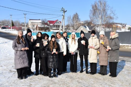 В Верхнеуслонском районе водителей поздравили с Днем защитника Отечества