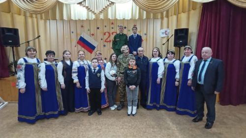 В Кильдееве прошел трогательный концерт к Дню защитников Отечества