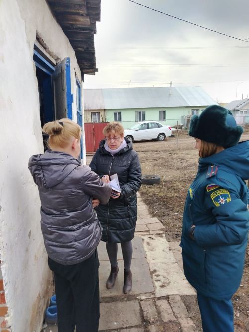 Профилактический рейд по пожарной безопасности прошел в Верхнеуслонском районе