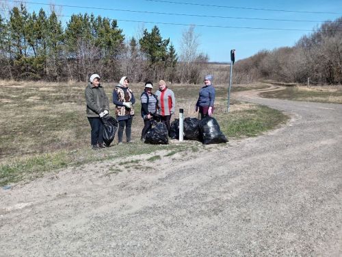 В Кильдееве сельчане вышли на субботник