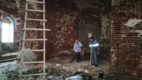 В Кильдееве сельчане вышли на субботник