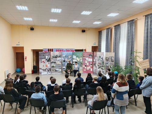 В Печищах прошла теплая встреча с участником СВО