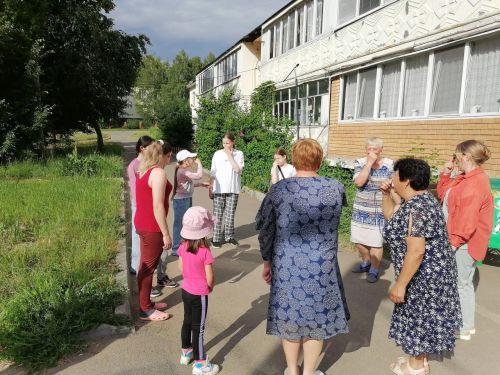 Югары Осланда ишегалды бәйрәме үткәрделәр
