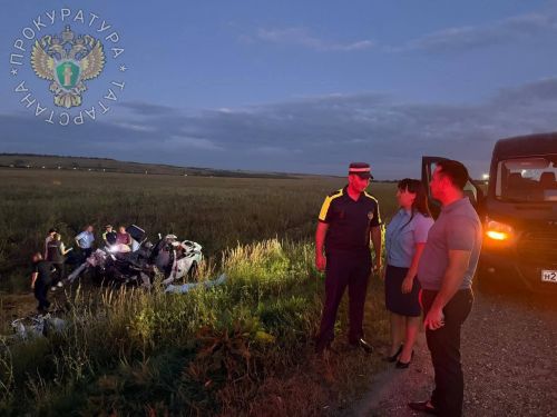 В Верхнеуслонском районе в жутком ДТП погибли два человека