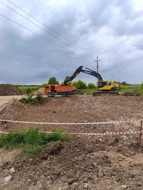 В Верхнеуслонском районе идет строительство дороги к деревне Воробьевка