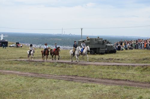 На Соколке реконструировали масштабное сражение Гражданской войны