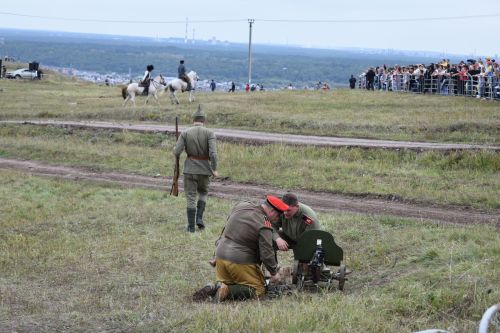 На Соколке реконструировали масштабное сражение Гражданской войны