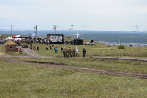 На Соколке реконструировали масштабное сражение Гражданской войны