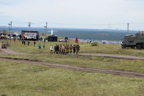 На Соколке реконструировали масштабное сражение Гражданской войны