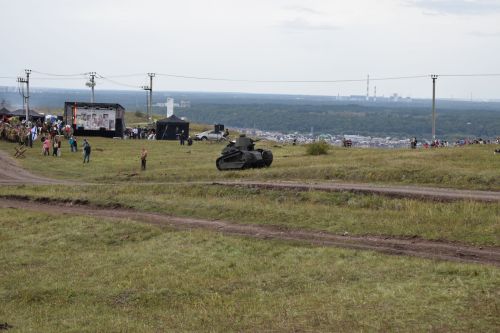 На Соколке реконструировали масштабное сражение Гражданской войны