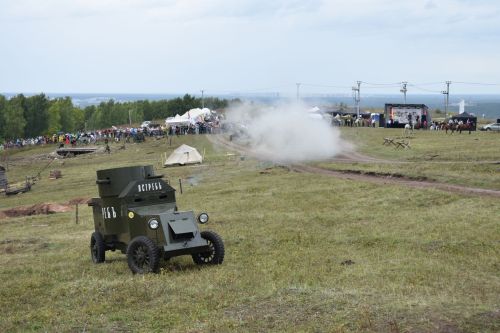 На Соколке реконструировали масштабное сражение Гражданской войны