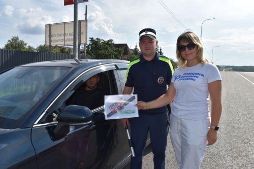 В Верхнем Услоне прошла акция «Ремень безопасности — защита жизни»